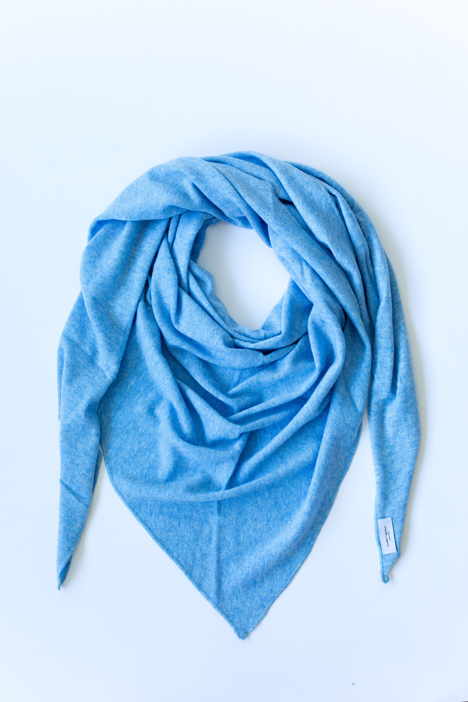 Kaschmir Dreieckstuch - Blue Heaven